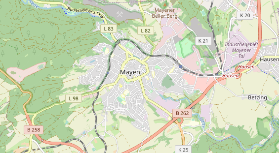 Zahnarzt auf Karte