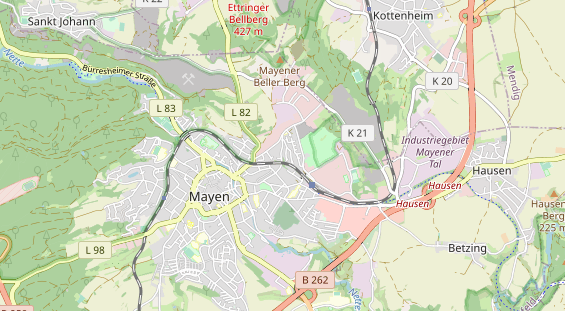 Zahnarzt auf Karte