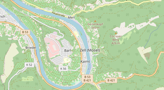 Zahnarzt auf Karte
