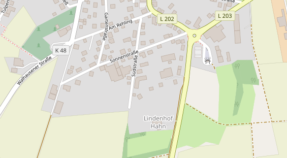 Zahnarzt auf Satellitenbild