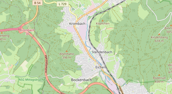 Zahnarzt auf Karte