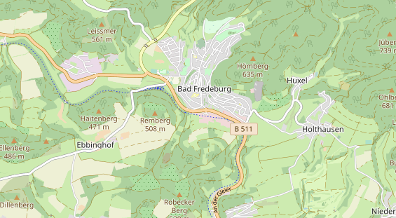 Zahnarzt auf Karte