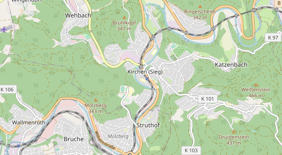 Zahnarzt auf Karte