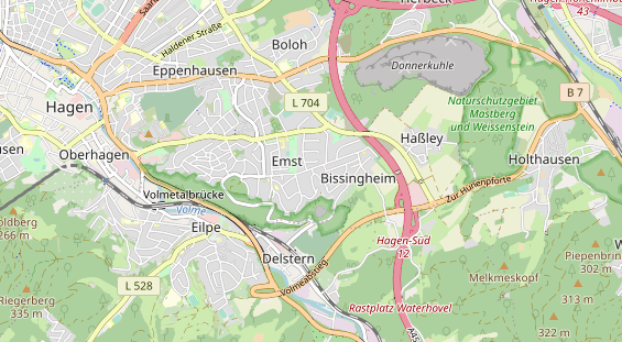 Zahnarzt auf Karte