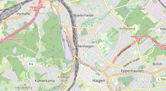 Zahnarzt auf Karte