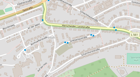 Zahnarzt auf Satellitenbild