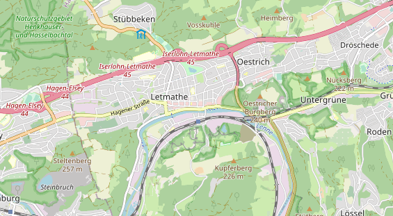 Zahnarzt auf Karte