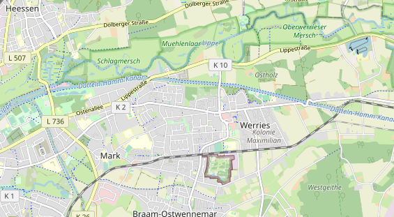 Zahnarzt auf Karte