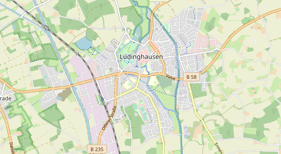 Zahnarzt auf Karte