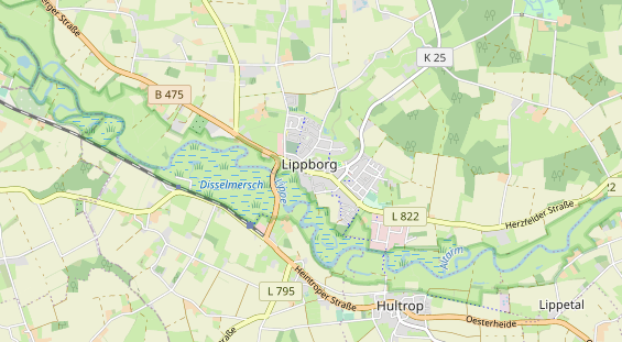 Zahnarzt auf Karte