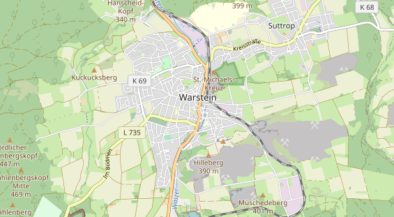 Zahnarzt auf Karte