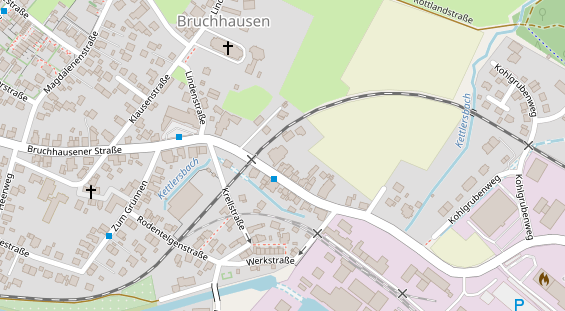 Zahnarzt auf Satellitenbild