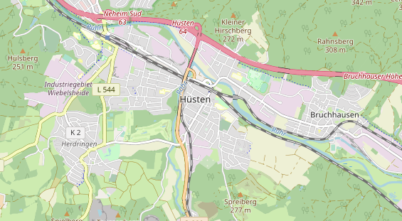 Zahnarzt auf Karte