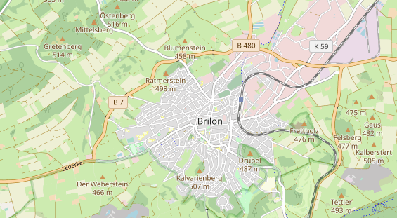 Zahnarzt auf Karte