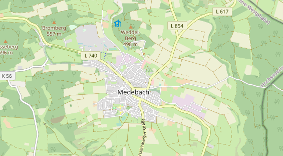 Zahnarzt auf Karte