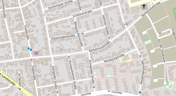 Zahnarzt auf Satellitenbild
