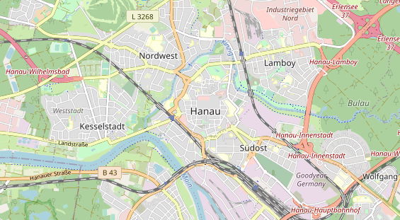 Zahnarzt auf Karte