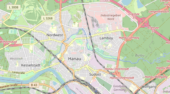 Zahnarzt auf Karte