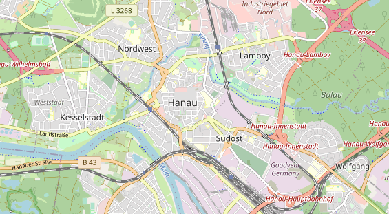 Zahnarzt auf Karte