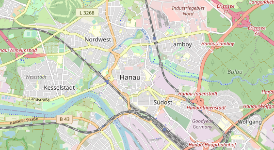 Zahnarzt auf Karte