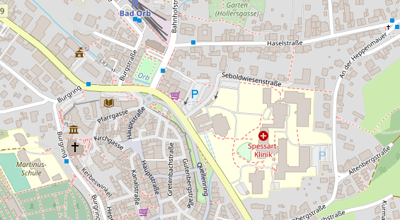 Zahnarzt auf Karte
