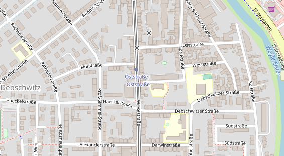 Zahnarzt auf Satellitenbild