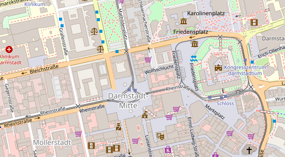 Zahnarzt auf Karte