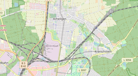 Zahnarzt auf Karte