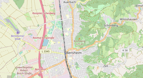 Zahnarzt auf Karte