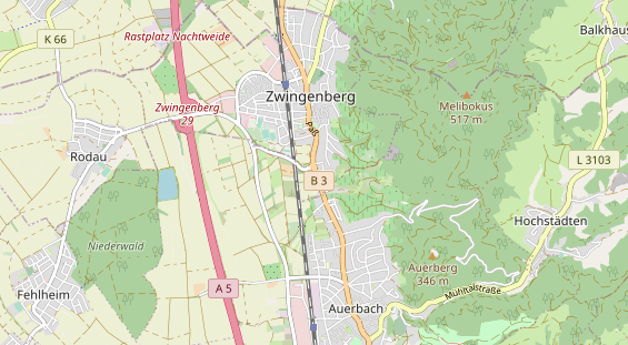 Zahnarzt auf Karte