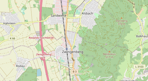 Zahnarzt auf Karte
