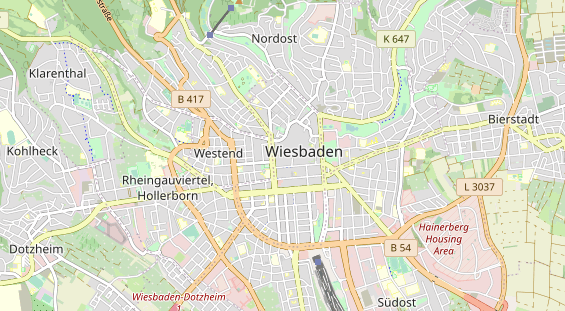 Zahnarzt auf Karte