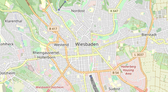 Zahnarzt auf Karte