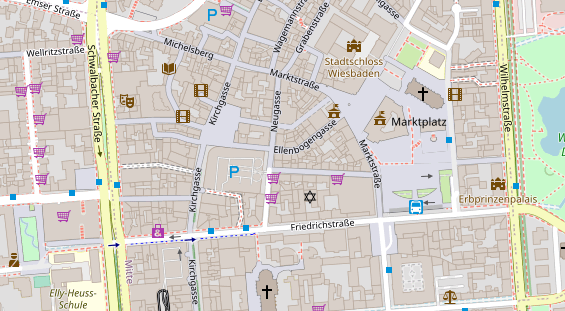 Zahnarzt auf Satellitenbild