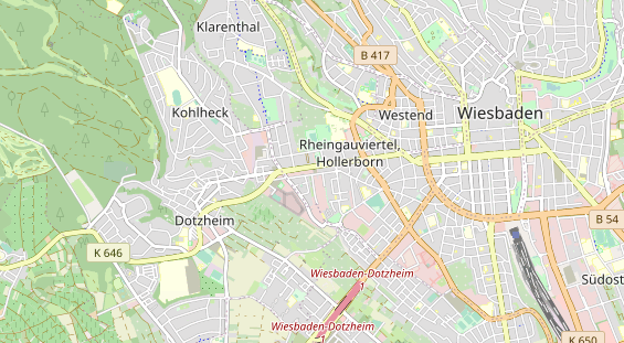 Zahnarzt auf Karte