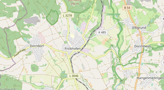 Zahnarzt auf Karte