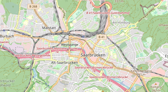 Zahnarzt auf Karte