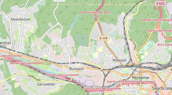 Zahnarzt auf Karte