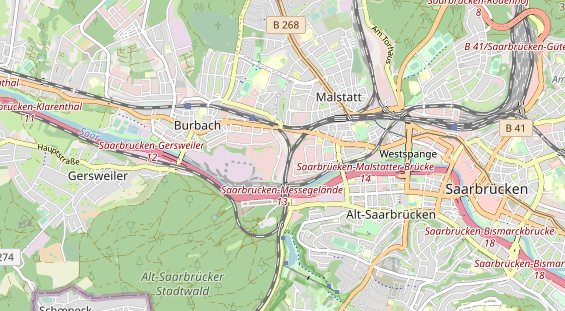 Zahnarzt auf Karte