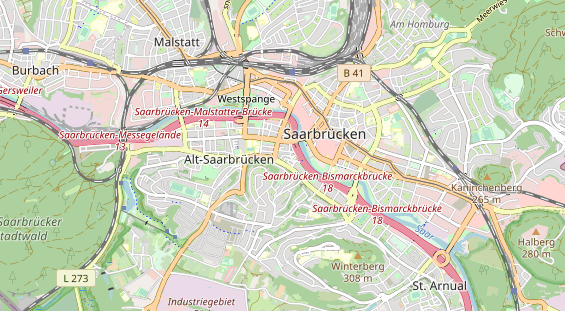 Zahnarzt auf Karte