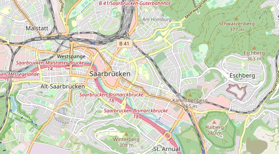 Zahnarzt auf Karte