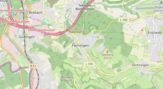 Zahnarzt auf Karte