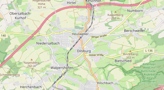 Zahnarzt auf Karte