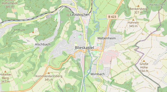 Zahnarzt auf Karte