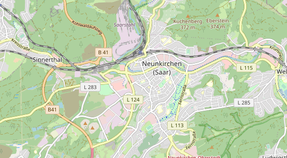 Zahnarzt auf Karte