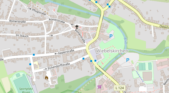 Zahnarzt auf Satellitenbild