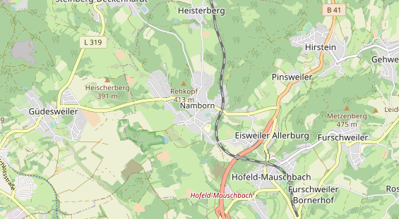 Zahnarzt auf Karte