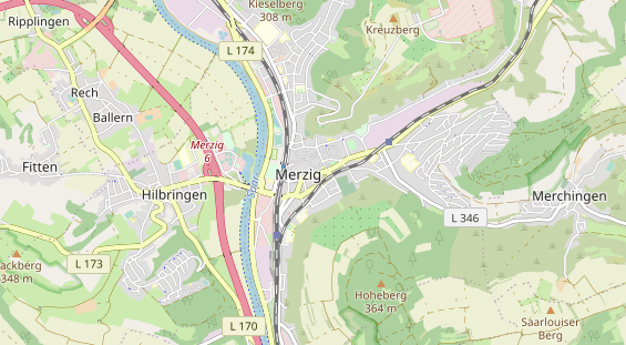 Zahnarzt auf Karte