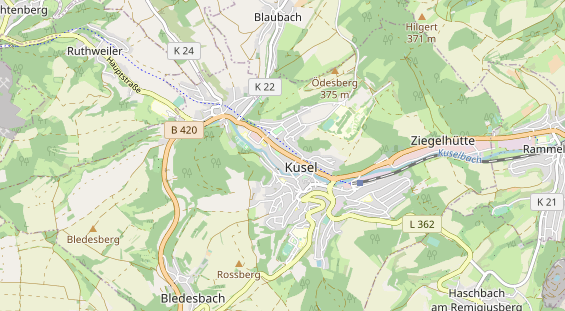 Zahnarzt auf Karte
