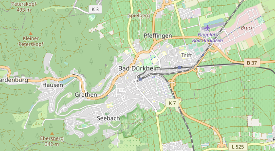 Zahnarzt auf Karte